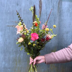 Gylden buket - Send blomster - Happyflower-dk