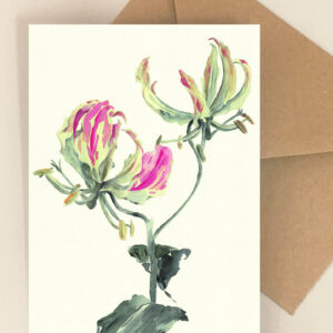 Blomsterkort Gloriosa - Happyflower-dk