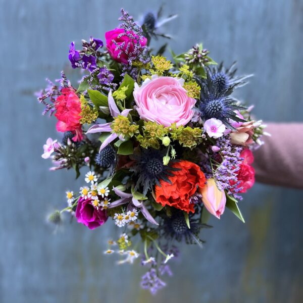 Multifarvet buket - Send blomster - Happyflower-dk