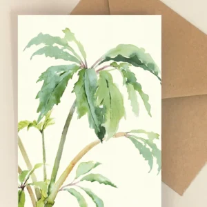 Blomsrterkort Begonia Carolineifolia - Dorthe Svarrer - Happyflower-dk