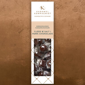 Chokoladekugler - Fløde salt mørk chokolade - Karamel Kompagniet - Happyflower-dk