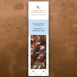 Chokoladekugler - Lakrids i chokolade - Karamel Kompagniet - Happyflower-dk
