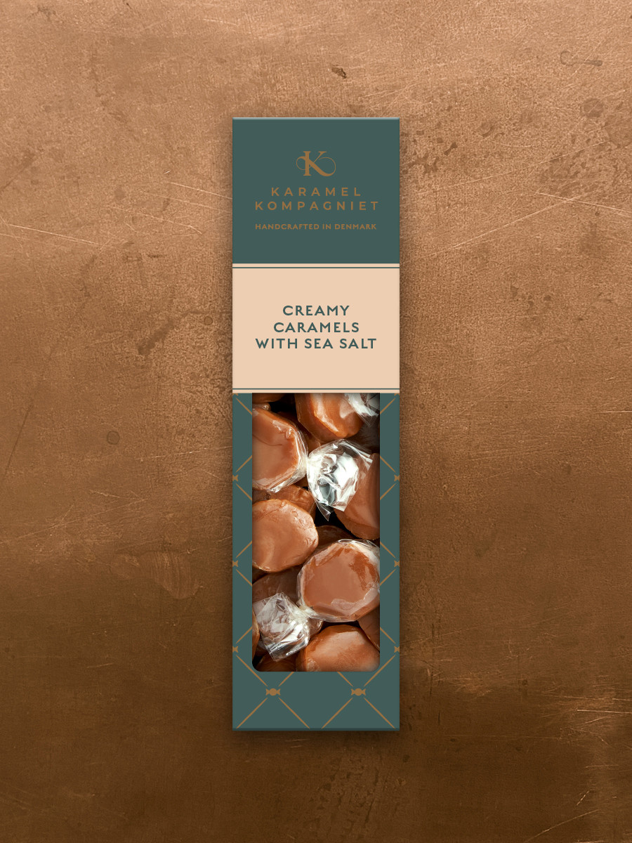 Creamy caramels with sea salt