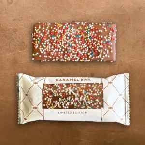 Karamel bar - Limited edition Romkugle i lys chokolade