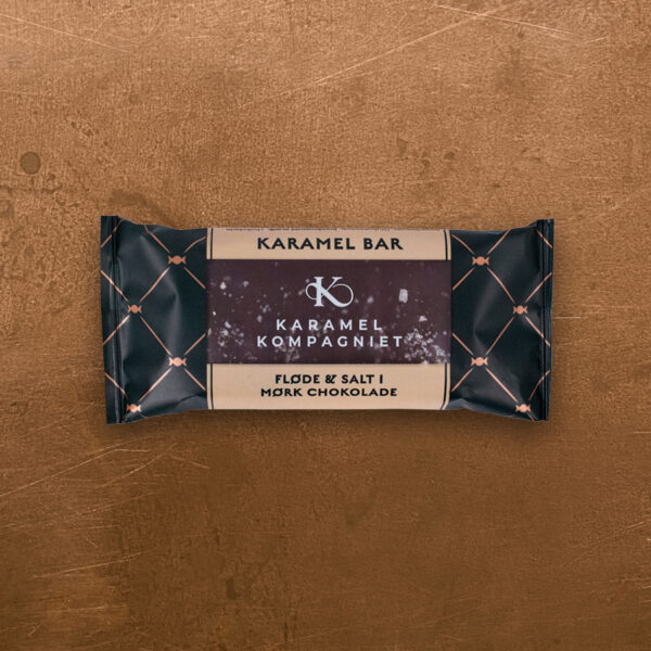 Karamel bar - Salt og mørk chokolade - Karamel Kompagniet - Happyflower-dk