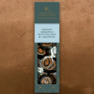 Creamy caramels with sea salt & Liquorice - Karamel Kompagniet - Happyflower-dk