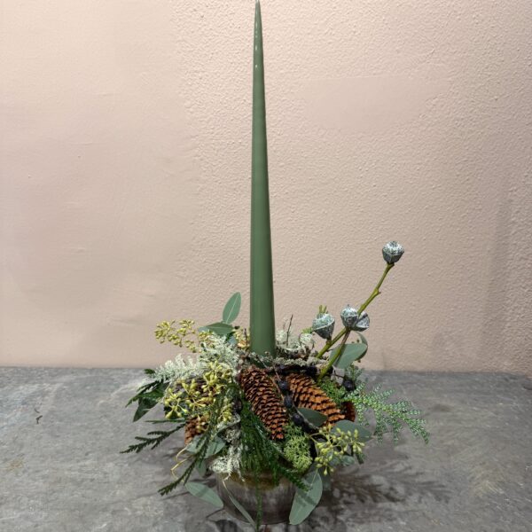 Juledekoration Eucalyptus stagelys - Ester & Erik - Happyflower-dk